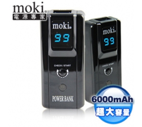 MK-060,電量LED數字顯示型行動電源6000mAh
